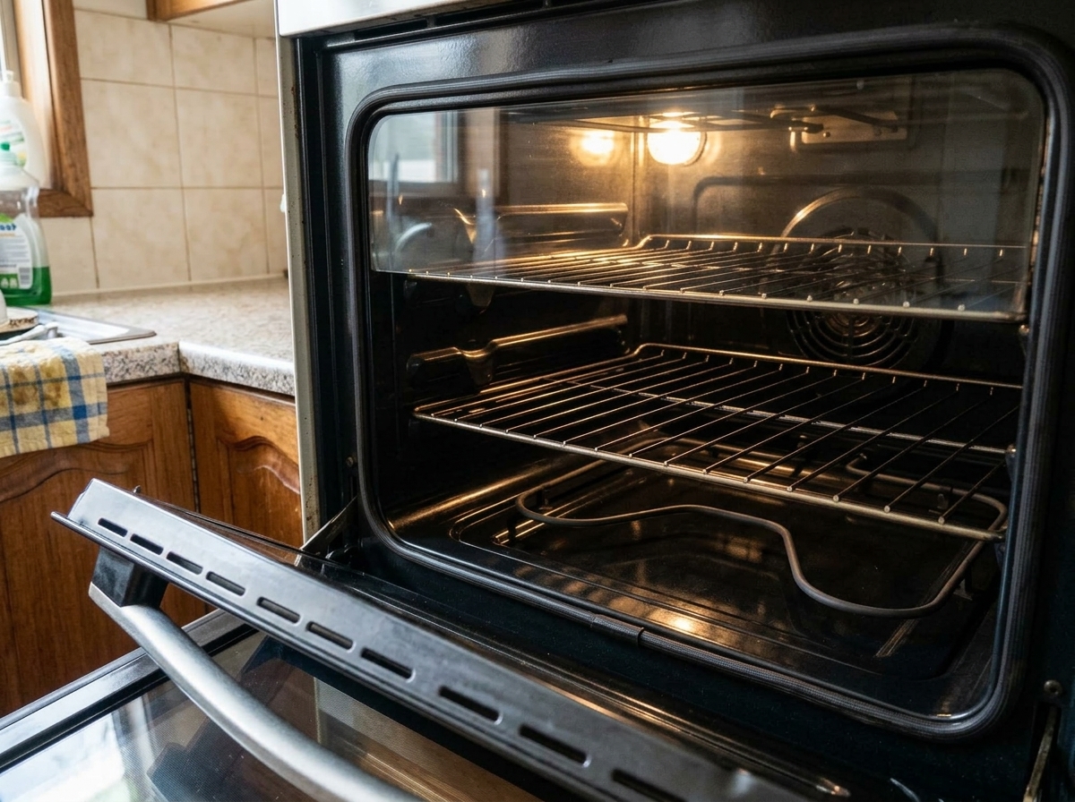 After clean: Oven & Rangehood Degreasing